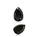 Mysticdrop 56.34 Cts of 29.85x20.06x10.45 mm GIA Certified AAA Pear Modified Brilliant (1 pc) Loose Natural Fancy Black Diamond