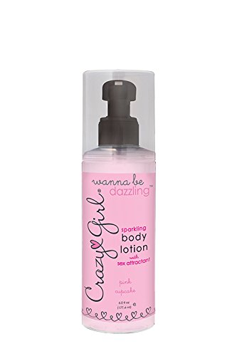 UPC 638258700061, Classic Erotica Crazy Girl Wanna Be Dazzling Sparkling Body Lotion with Sex Attractant, Pink Cupcake, 6 Fluid Ounce