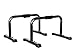 SIMPLEFITNESS Simple Fitness Steel Bar Parallettes-14x24 Inch-Non-Slip Feet and Attachable Foam Grip