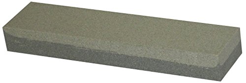 Fine/grain Knife Sharpening Stone, One Coarse Side, One Fine Side, Aluminum Oxide (8" S tone)