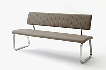 Banco con Respaldo, Banco de Cocina, Asiento de 175 cm, con Respaldo