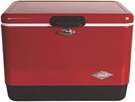 Coleman Cooler | Steel-Belted Cooler Keeps Ice Up to 4 Days | 54-Quart Cooler for Camping, BBQs, Tailgating & Outdoor...