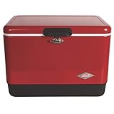 Coleman Cooler | Steel-Belted Cooler Keeps Ice Up to 4 Days | 54-Quart Cooler for Camping, Barbecues, Tailgating & Outdoor Activities
