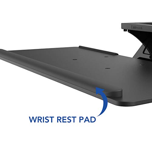 FlexiSpot Adjustable Computer Keyboard & Mouse Platform Tray Ergonnomic Under Table Desk Mount Drawer Shelf