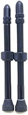 70 mm Super light Alloy Black bicycle tubeless valve stem