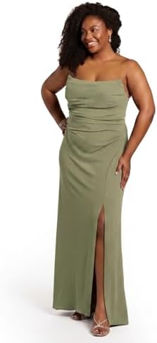 crepe corset bridesmaid dress Dark Navy Bridesmaid Dress 2026 Sheath Long Satin Sleeveless