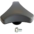 Door Knob Gray Handle Replaces Electrolux-ELS, LaundryLux, Wascator Wascomat Washer Handles 472992002