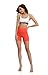 Floating Time Women's Power Flex Yoga Shorts Workout Running Shorts