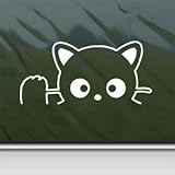 Chococat Cat White Sticker Decal Cat Hello Kitty White Car Window Wall Macbook Notebook Laptop Sticker Decal by faststicker