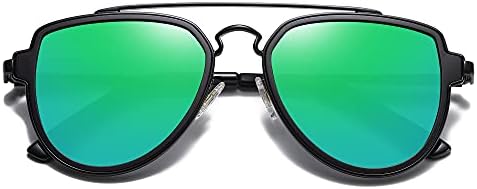 SOJOS Retro Polarized Double Bridge Sunglasses for Men Women  display picture 1