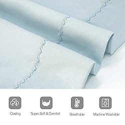 KeoWin 18 Inch Twin Sheets Deep Pocket,Cooling