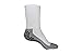 #1 Non Slip Socks, THE BEST Adult Hospital and Home Care Socks, Skid Resistant, Slipper Socks, Unisex Gripper Socks, (Adult White Medium)