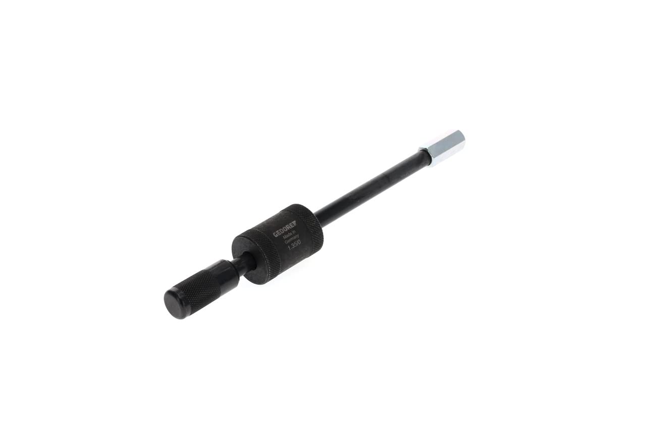 GEDORE Slide hammer for small ball bearings, M10, Impact weight 200 g, Usable with thread adapters, 230 mm long, 1.35/0