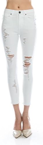 Mut Jeans White Skinny Ripped Jeans (3)