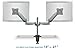 Mount-It Height Adjustable Dual Arm Computer Desk Mount Standthumb 2