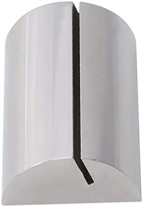 kemai Stainless Steel Business Card Holder Table Number Holders for Desk Office Business Card Stand,Semicircle