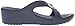 crocs Women's Sanrah Beaded Wedge Sandal, Navy, 9 M US