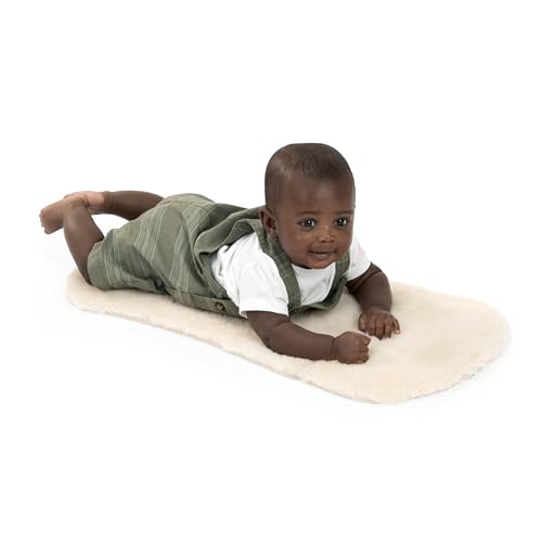 Ingenuity Every Season Plush Lambswool Replacement Mat - Compatible with All Other Ingenuity Lambswool Products, Reversible, Natural Lambswool Mat
