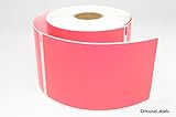 1 Roll; 300 Labels per Roll of DYMO-Compatible 30256 RED/PINK Large Shipping Labels (2-5/16