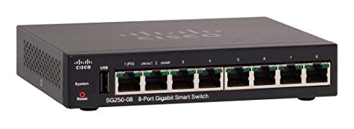 Cisco-SG250-08-8-Port-Gigabit-Smart-Switch-Negro