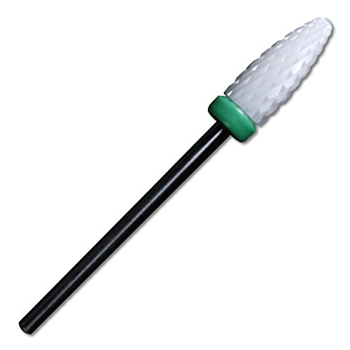 C & I Ceramic Flame Bit for Electric Nail Drill Machine (Grit Coarse)