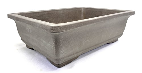 Purple Clay Rectangular Bonsai Pot 13x9x4in
