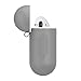 YUPING AirPods case Silicone protective cover with 2 Anti-lost Strap,2 Pairs of Ear Hook and 1 Headphone Case for Apple AirPods (6PACK)-Graythumb 3