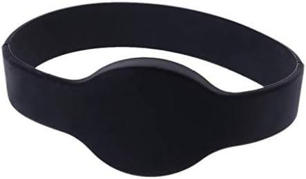 CUTEQ Wristband RFID Bracelet ID Card - 125khz EM4100 TK4100 - Silicone Band Read Only For Home Security