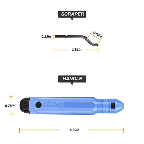 BestFire Deburring Tool Kit, Metal Deburring Tool Set with AntiSlip