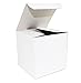 White Wedding Favor Candy Gift Boxes 4x4x4