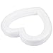 Juvale White Foam Heart Wreath Forms for Crafts, DIY Hearts for Wedding, Valentine's Decorations (10 in, 4 Pack)