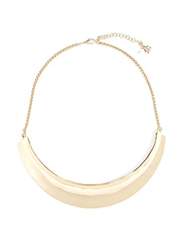 Lucky Brand - Women's - Weighted Dressy Collar Choker Necklace (Gold)