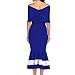 Women’s Bodycon Fishtail Long Dress – Sexy Party Prom Evening Dresses Elegant V-Neck Short Sleeve Slim Dressthumb 4