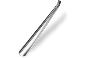 QIOJIRMU Shoe Horn Long Handle for Seniors,Metal Long Shoehorn for Boots,16.5" Extra Long Shoe Horn for Men Women Kids