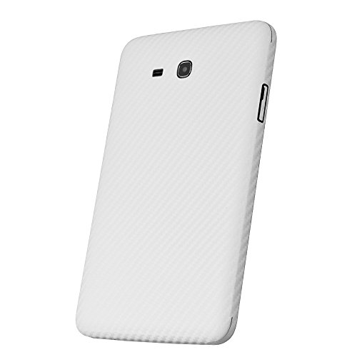 ArmorSuit MilitaryShield - Samsung Galaxy Tab 3 Lite 7" Screen Protector + White Carbon Fiber Full Body Skin Protectorw/ Lifetime Replacements