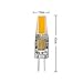 Classic Style Home 3 Watt G4 LED Bi-Pin Base 12V AC/DC Light Bulb 2700K Warm White Dimmable Waterproof T3 G4 30W LED Halogen Replacement 6Pack (3 W)