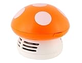 Mushroom Shaped Mini Vacuum Cleaner (Orange)