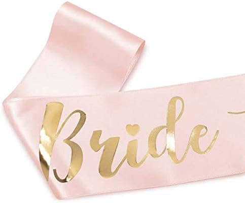 Losuya Bride to Be Sash Bridal Vei Tiara Headband Hen Party Decoration Set for Bride Shower Wedding and Hen Party Decoration - Image 4