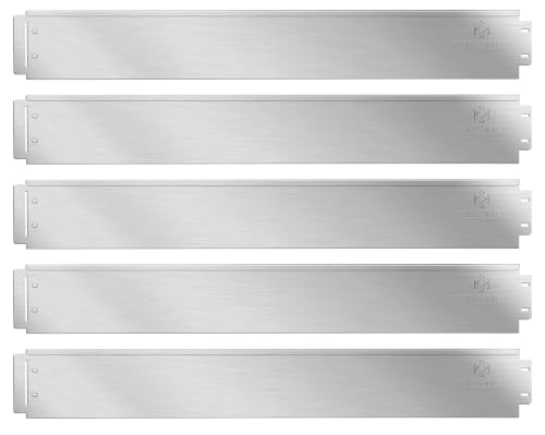 KESSER® Rasenkante Beeteinfassung Beetumrandung 25m 100x18cm Beetbegrenzung Rasenbleche Mähkante Metall Palisade Silber