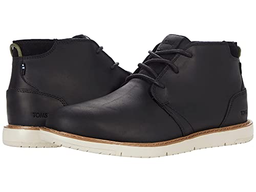 TOMS Navi Water Resistant Black Leather 14 D (M) at Amazon