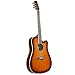 Kona K2SB Acoustic Electric Dreadnought Cutaway Guitar in Tobacco Sunburst Finish