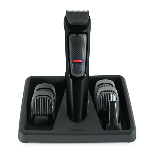 Aparador de Pelos Multigroom 6 em 1, lâminas auto afiáveis, Bivolt - MG3711/15 Philips