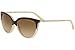Michael Kors Women's Sue 0MK2051 55mm Milky Ivory/Black/Smoke Gradient One Size