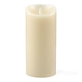 Luminara LED Flameless Candle, Flameless Real Wax Moving Wick LED Candle for Home, Party, Halloween, Wedding Decor with Timer Control Vanilla Scent 4