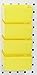 PEG Board Yellow Plastic Part Bins 10 Pack Hooks to Peg Tool Board - Craft Room Workbench