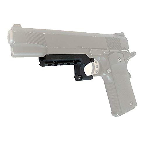 Bumlon Picatinny Rail Metal Lighting Flashlight Mount for 1911 Pistol Accessory Rail Adapter Mad