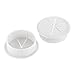 HomeDone Desk Grommet Flexible 2-3/8 Inch White 5-Pack