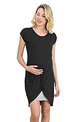 Hello Miz Color Block Asymmetrical Maternity
