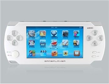 JXD F3000 4.3" 16:9 Touch Screen Game Console with TV-out,Camera and FM (White)