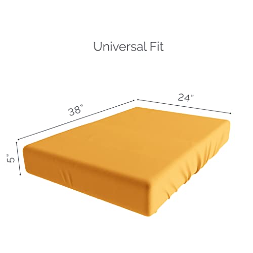 Natemia Fitted Pack and Play Sheet 100 Organic Cotton for Standard